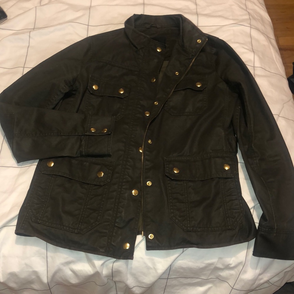 J.Crew downtown field jacket - green size small